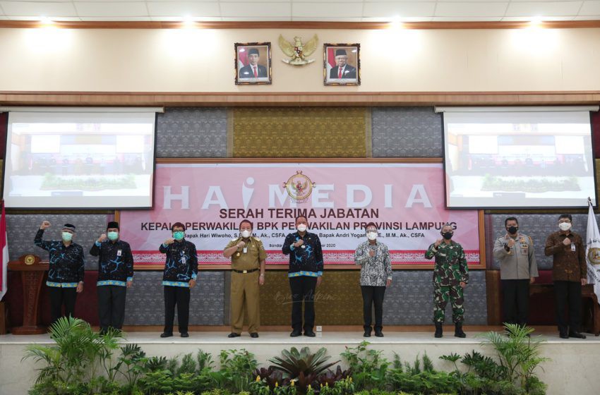 Arinal Djunaidi Hadiri Sertijab Kepala BPK RI Perwakilan Lampung