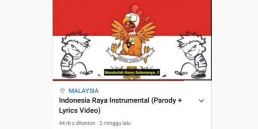  Lagu Indonesia Raya di Parodikan Beredar di Sosmed, Kepolisian Malaysia sedang Investigasi