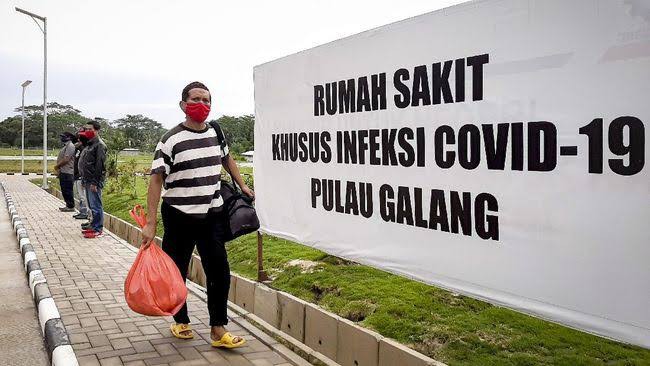 Rumah Sakit khusus penanganan Covid-19 di Pulau Galang, Batam | Foto : Ist