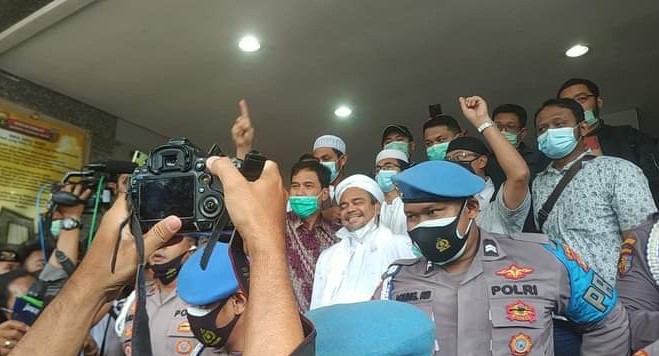  Polda Metro: Tak Ada Panggilan untuk Rizieq Hari Ini, Dia Serahkan Diri