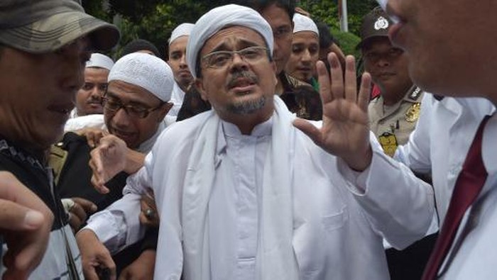  Dua kali Mangkir, Imam Besar Petamburan Datangi Polda Metro Jaya