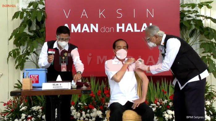  Menyuntik Orang Nomor Satu Indonesia, Vaksinator Merasa Grogi