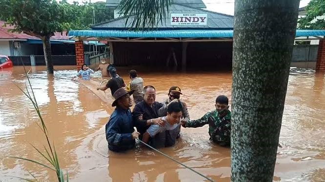  BPBD Kepri Dirikan Dapur Umum Bagi Korban Banjir di Bintan