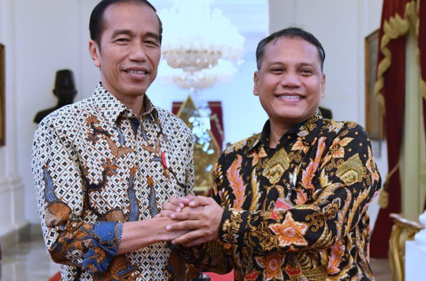 Presiden Joko Widodo dan Reinhard Parapat