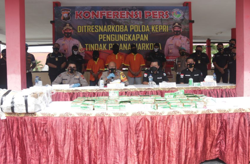  Ditresnarkoba Polda Kepri Berhasil Ungkap Kasus Narkotika Jenis Sabu