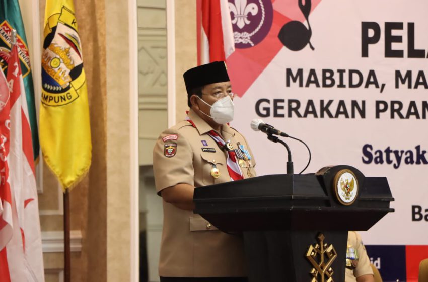  Gubernur Arinal Djunaidi Dilantik Sebagai Ketua Majelis Pembimbing Daerah Gerakan Pramuka Lampung