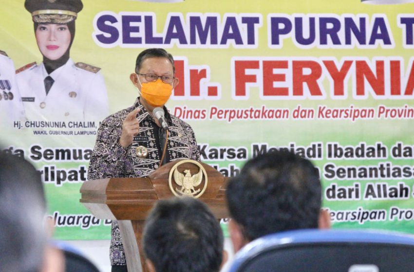 Sekda Provinsi Lampung Fahrizal Darminto