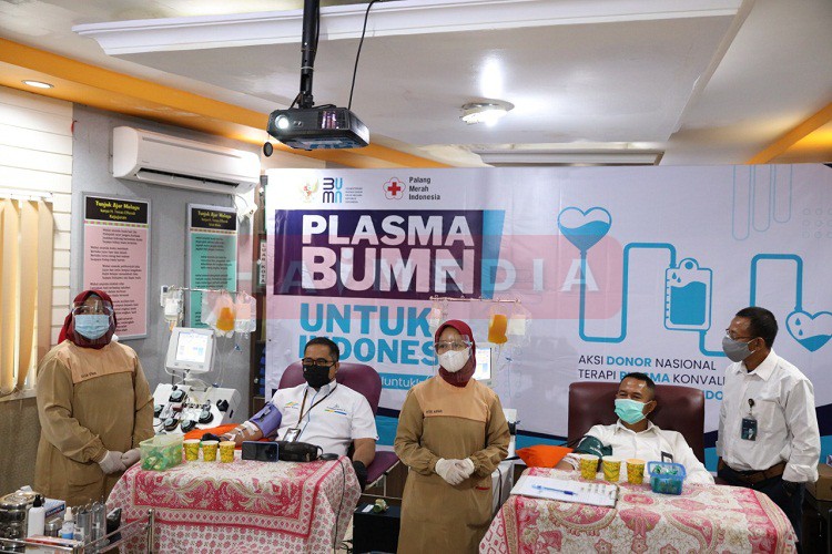  SATGAS BUMN Riau Turut Donor Plasma Konvalesen Nasional