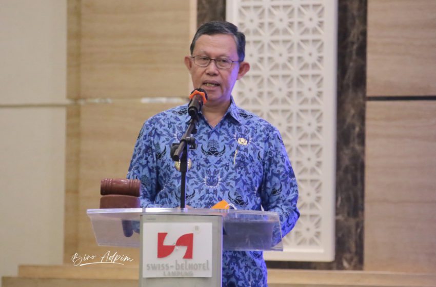  Rakor Program Bansos dan DTKS, Gubernur Arinal Minta Dinsos Kabupaten/Kota Lakukan Verifikasi dan Validasi Data secara Akurat