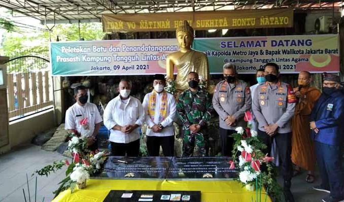 Pencanangan Kampung Tangguh Lintas Agama, GMRI Gelar Vaksinasi untuk Lansia