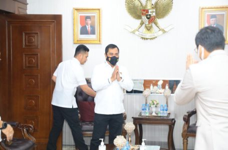 Pertemuan Kabareskrim Komjen Agus Andrianto dengan Ketua umum Ampek Naldy Nazar Haroen SH didampingi sejumlah pengurus Selasa 27/4/2021.