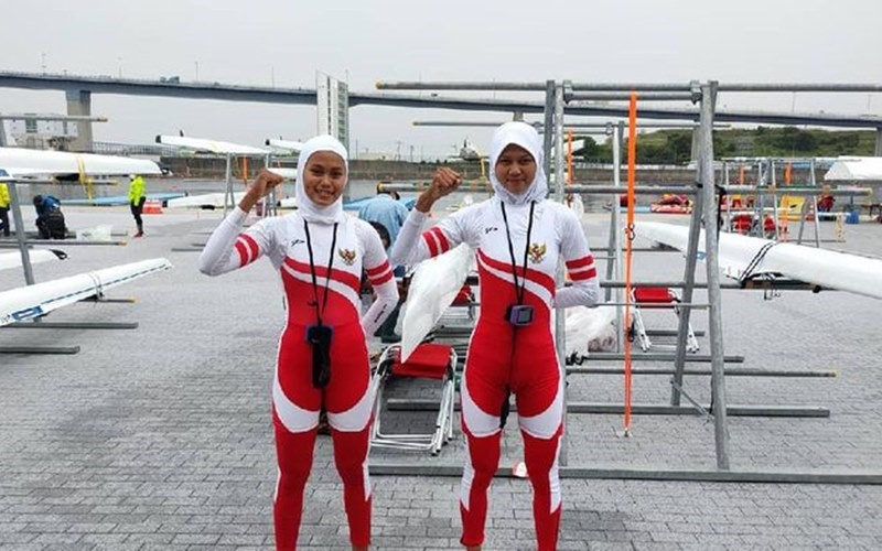  Pedayung Indonesia Lolos Kualifikasi Rowing Zona Asia/Ocenia  untuk Olimpiade Tokyo 2020