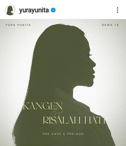  Yura Yunita Dipercaya Ahmad Dhani untuk Nyanyikan Kangen dan Risalah Hati Dalam Rangkaian Rilis Ulang Karya Dewa-19