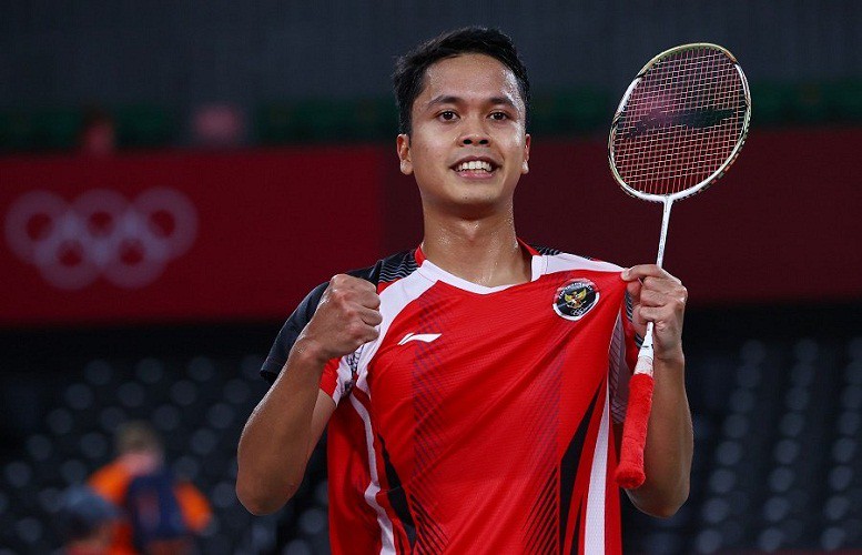  Anthony Sinisuka Ginting akan Hadapi Chen Long di Babak Semi Final Olimpiade Tokyo 2020