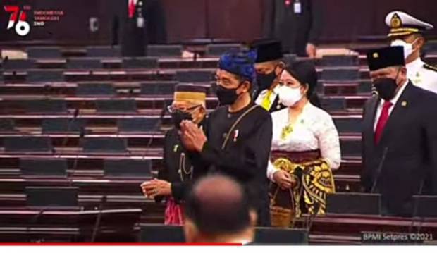  Gunakan Baju Adat Suku Badui, Presiden Jokowi Hadiri Sidang Tahunan MPR