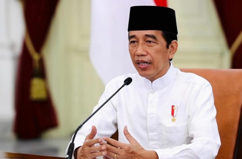 Presiden Joko Widodo dalam sambutannya pada peringatan Tahun Baru Islam 1 Muharram 1443 Hijriah