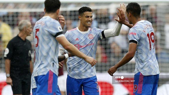  Kembali Cetak Gol, Ronaldo Bawa MU Menang 2-1 atas West Ham