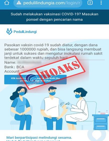  Waspada Terhadap Situs Web Mirip PeduliLindungi