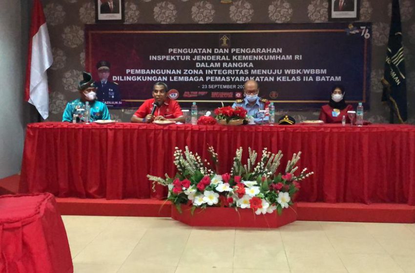  Irjen Kemenkumham RI Kunjungi Lapas Kelas IIA Batam, Beri Penguatan Program Tahfidz Al-Quran Bagi WBP