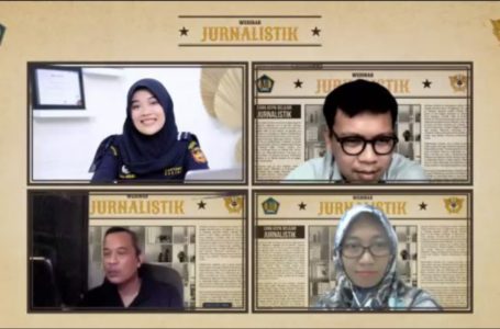 Bea Cukai Batam selenggarakan Webinar dengan tema “Cara Asyik Belajar Jurnalistik”, Rabu (13/10/2021)